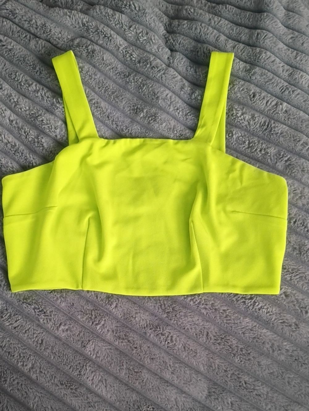 Neon Green Crop Top